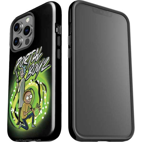 Adult Swim Rick and Morty Portal Boyz iPhone 15 Pro Impact Case